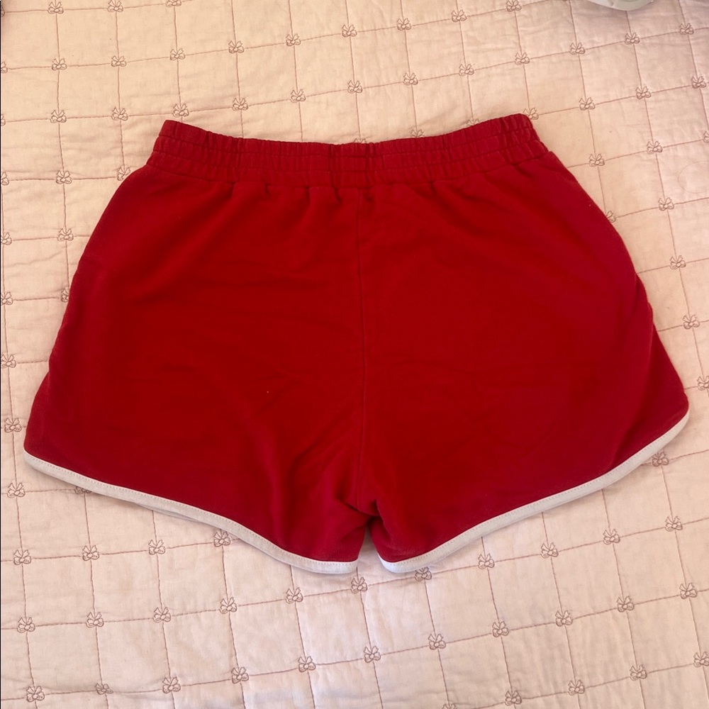 Levi's Girl’s Athletic Red Dolphin Shorts Size 10/12 - Picture 5 of 5